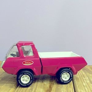 Antique Vintage 70's Pink Tonka Truck Collectible Toy Adorable Storage Display !